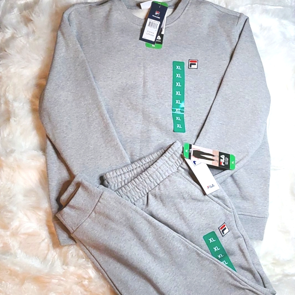 COPY - FILA Sweatshirt and joggers set Gray Size XL